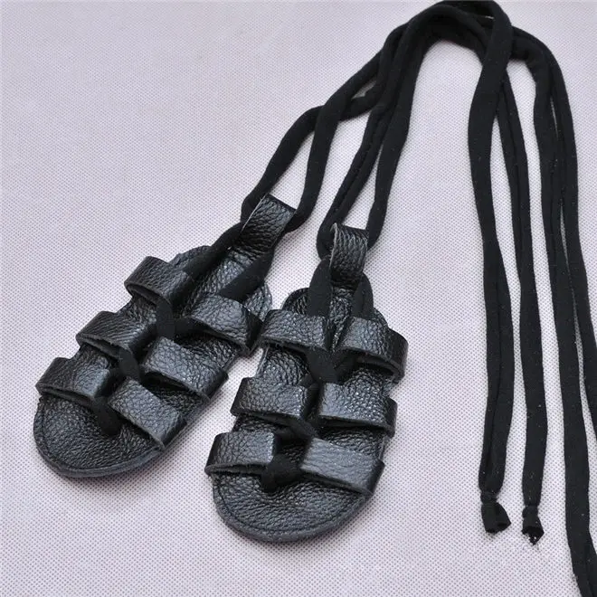 Обувь из натуральной кожи, для тех, кто только начинает ходить, детские мокасины на шнуровке Bebe для новорожденных, маленьких мальчиков и девочек; мягкая подошва, детские ботинки - Цвет: Black