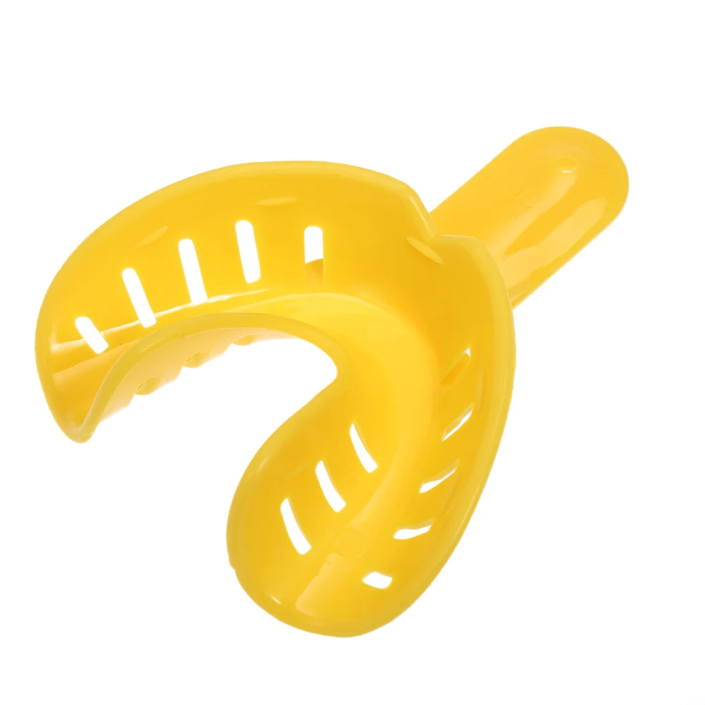 12 шт. пластиковый лоток для зубных слепков u-образный держатель для зубов автоклавируемый инструмент для формования зубов