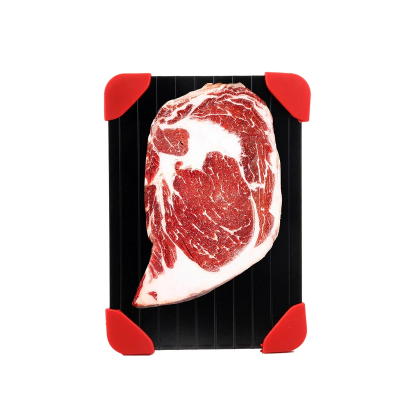 Fast Defrost Tray/Thawing Meat / Frozen Foods The Safest Defrost Tray Without Use Microwave, Heating Tray Defroster