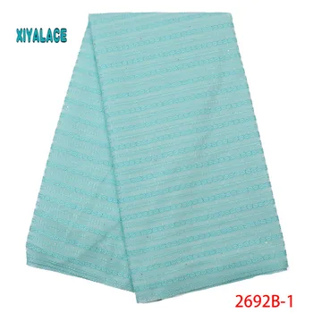 

African Cotton Swiss Voile Lace Fabric 2019 High Quality Stones Swiss Voile Lace In Switzerland Nigerian Lace Fabric YA2692B-1