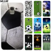MLLSE Футбол поле прозрачный чехол КРЫШКА ДЛЯ samsung Galaxy J2 J4 CORE J3 J5 J7 ЕС J8 J6 J4 Plus J7 превосходно горячо
