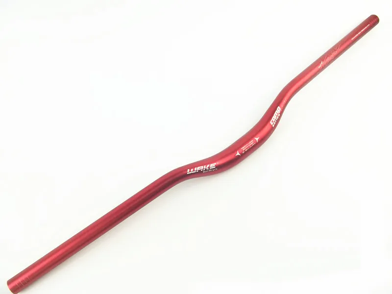 Best WAKE 31.8*760mm Bike Riser Bar Handlebar Aluminum alloy MTB Road Mountain Bicycle Downhill Swallow shaped Bar Cycling Riding New