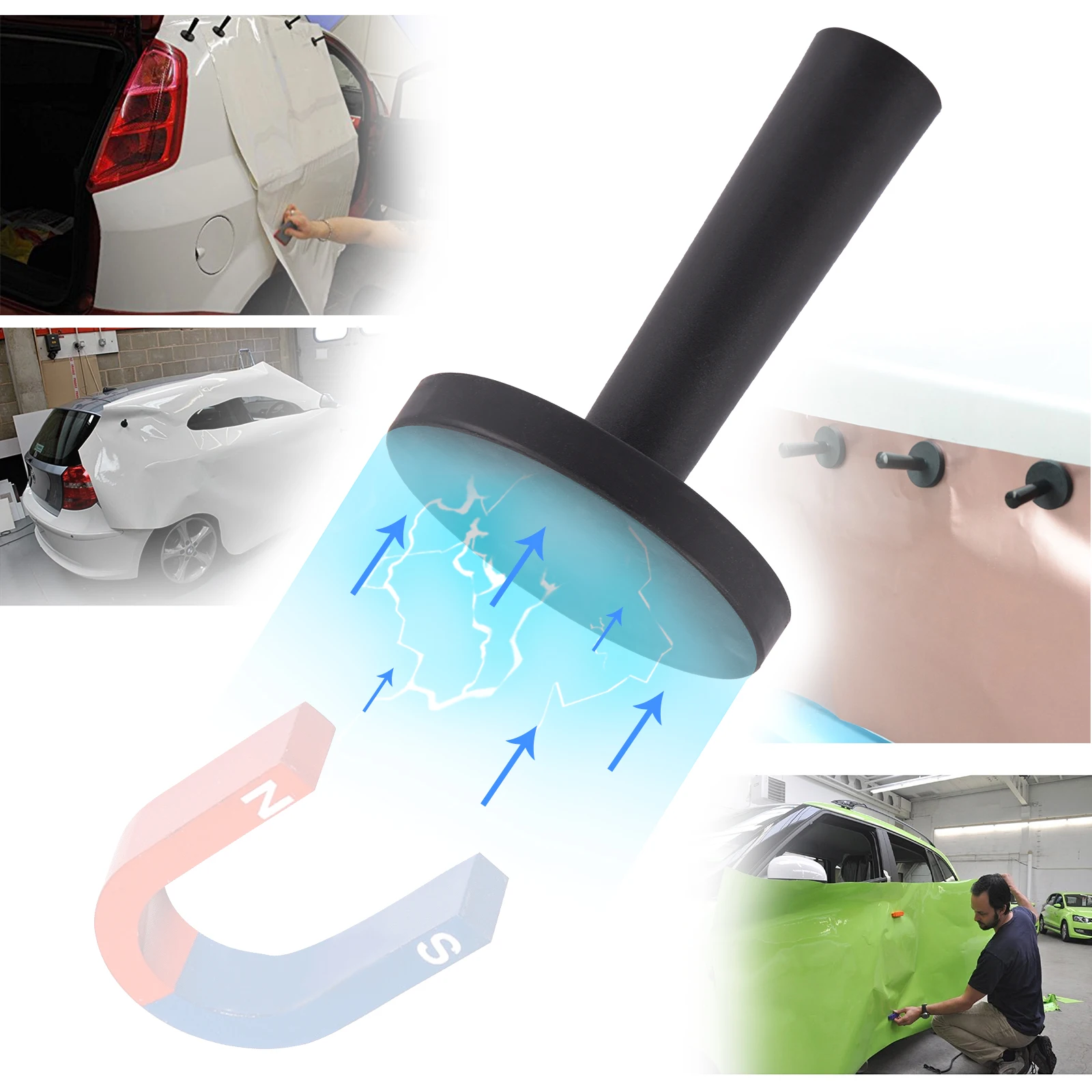 EHDIS US/EU/AU Electric Hot Gun Air Heat Guns Tools Kit Auto Window Tint Tool Car Sticker Film Wrapping Vinyl Car Wrap Tool Set