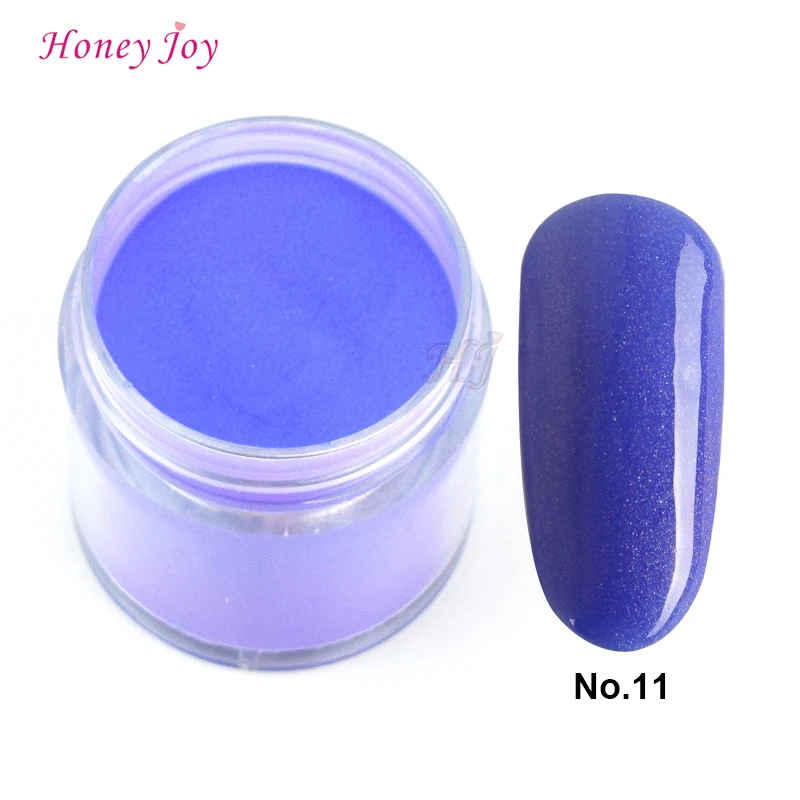 28g/Box 11 Blue w/tiny Glitter Dip Powder Nails Dipping Nails Get