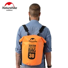 Naturehike открытый 20l/30l 500D Водонепроницаемый рюкзак сумка морской сухой Сумки Пеший Туризм рафтинг каяк Интимные аксессуары Travel Duffel пакеты