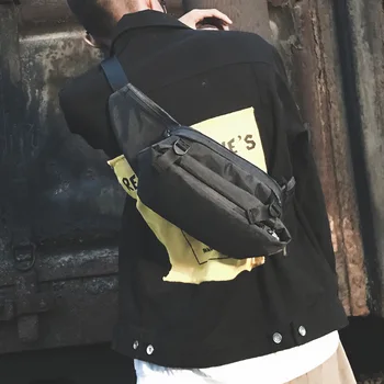 

120918 new hot men casual messenger bag male leisure chest bag