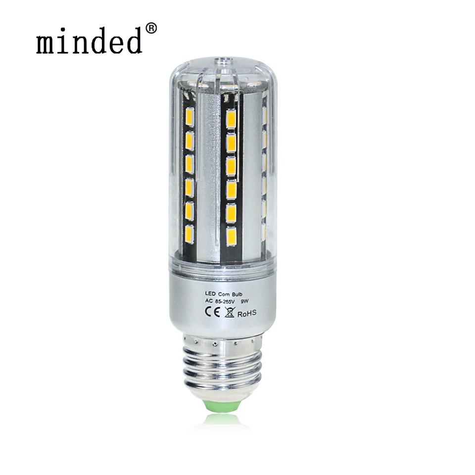 

minded High Lumen 5736SMD LED Corn Bulb Aluminum PCB E27 E14 Corn Light Constant Current AC85-265V 5W 7W 9W 12W 15W 18W 20W Lamp