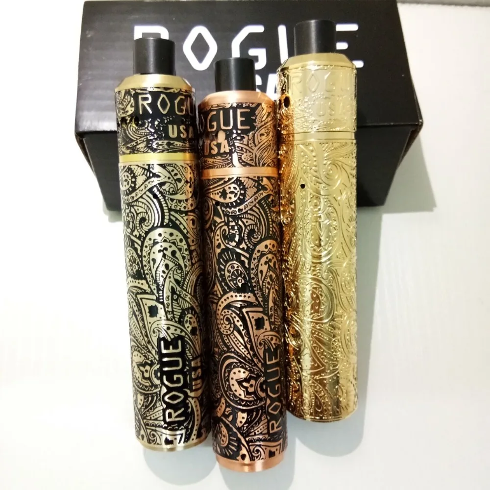 

Rogue Mod Starter Kit E Cigarette Mechanical Mod Vape Mod Kits Rogue Mech Thread 510 Mods Carved 18650 Mechanical Mods vape pen