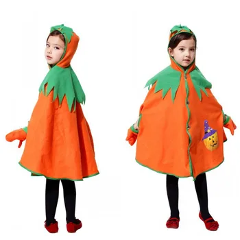 

Halloween Costumes for Children Fantasia Disfraces Girls Kids Pumpkin skirt Costume dress Cosplay game uniforms