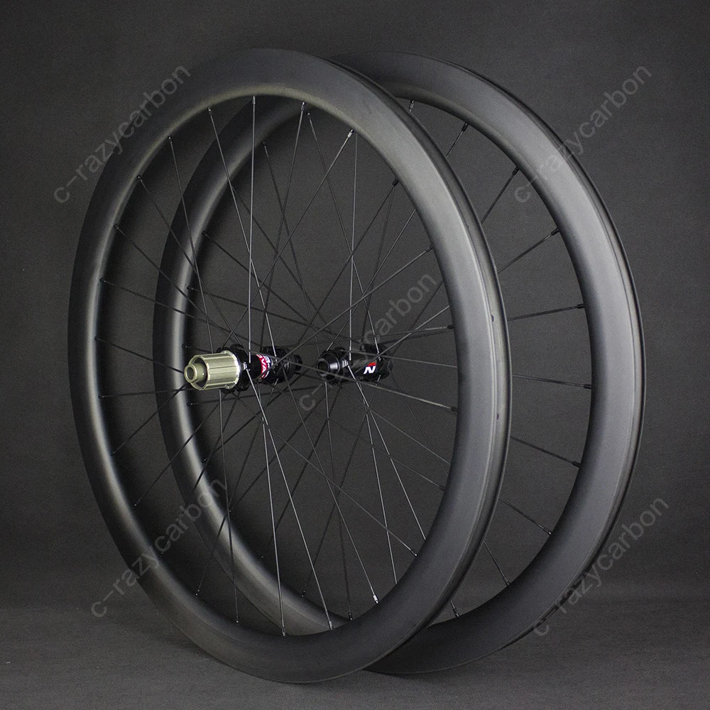 Excellent Promotion!2019 700C Road 45mm Carbon Wheels Disc Brake with Center Lock Tubular/Clincher/Tubeless with Novatec Swiss DT Hubs 0 Excellent Promotion!2019 700C Road 45mm Carbon Wheels Disc Brake with Center Lock Tubular/Clincher/Tubeless with Novatec Swiss DT Hubs 0