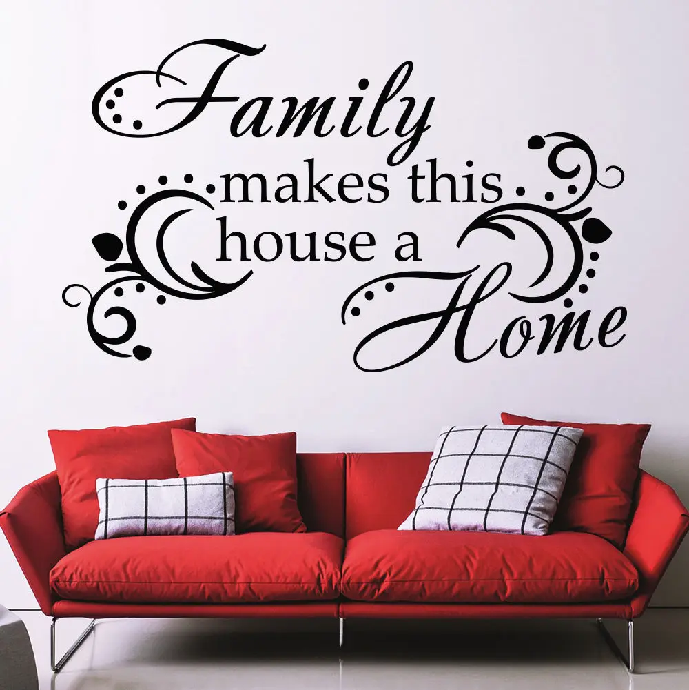 Wall Decal Quotes Family Makes This House Decals Bedroom Home Decor