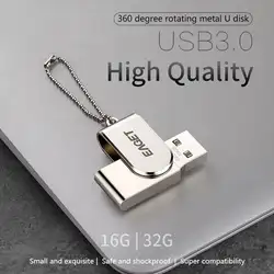 EAGET S30 высокое Скорость USB 3,0 Usb флэш-накопитель 16/32G диск оригинальный высокой емкости Портативный Drive внешних накопителей Stick