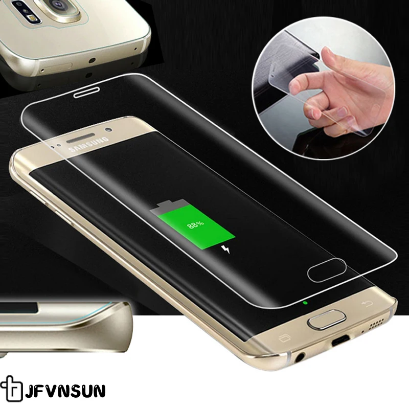 

For S6 edge G9250 Front + Back Clear Full Coverage Curved Screen Protector Case for Samsung Galaxy S6 Edge Plus Protective Film