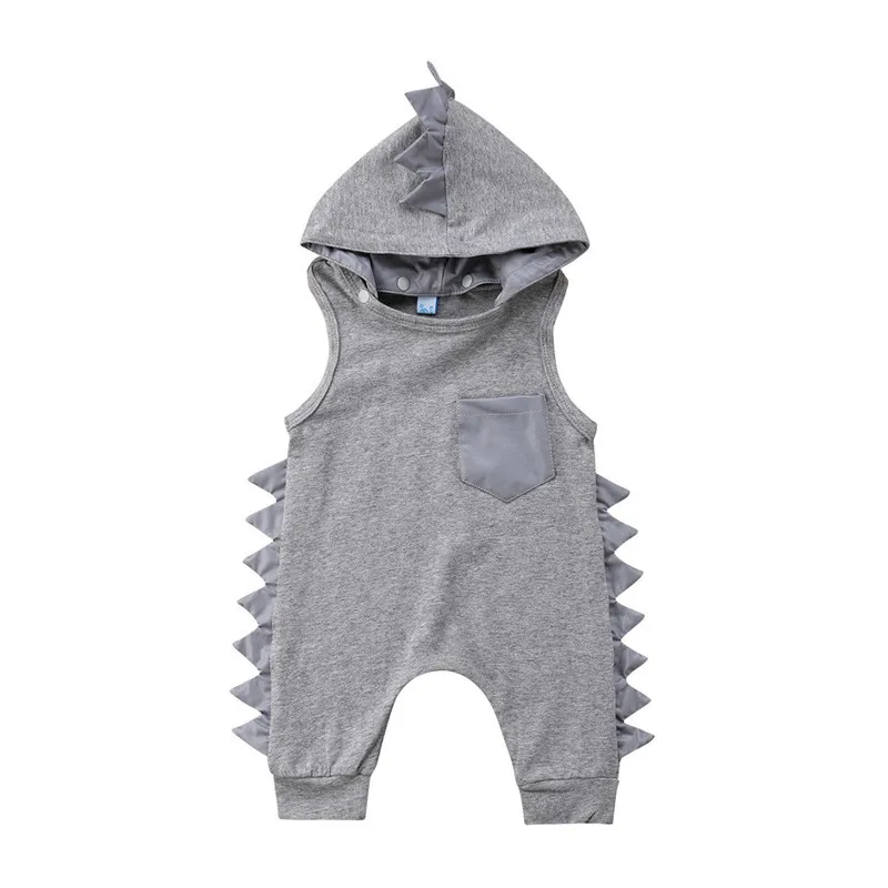 

Newborn Dinosaur Infant Toddler Kid Baby Girl Boy Romper Casual Jumpsuit Long Pants Playsuit Clothes Hooded Outfit Summer