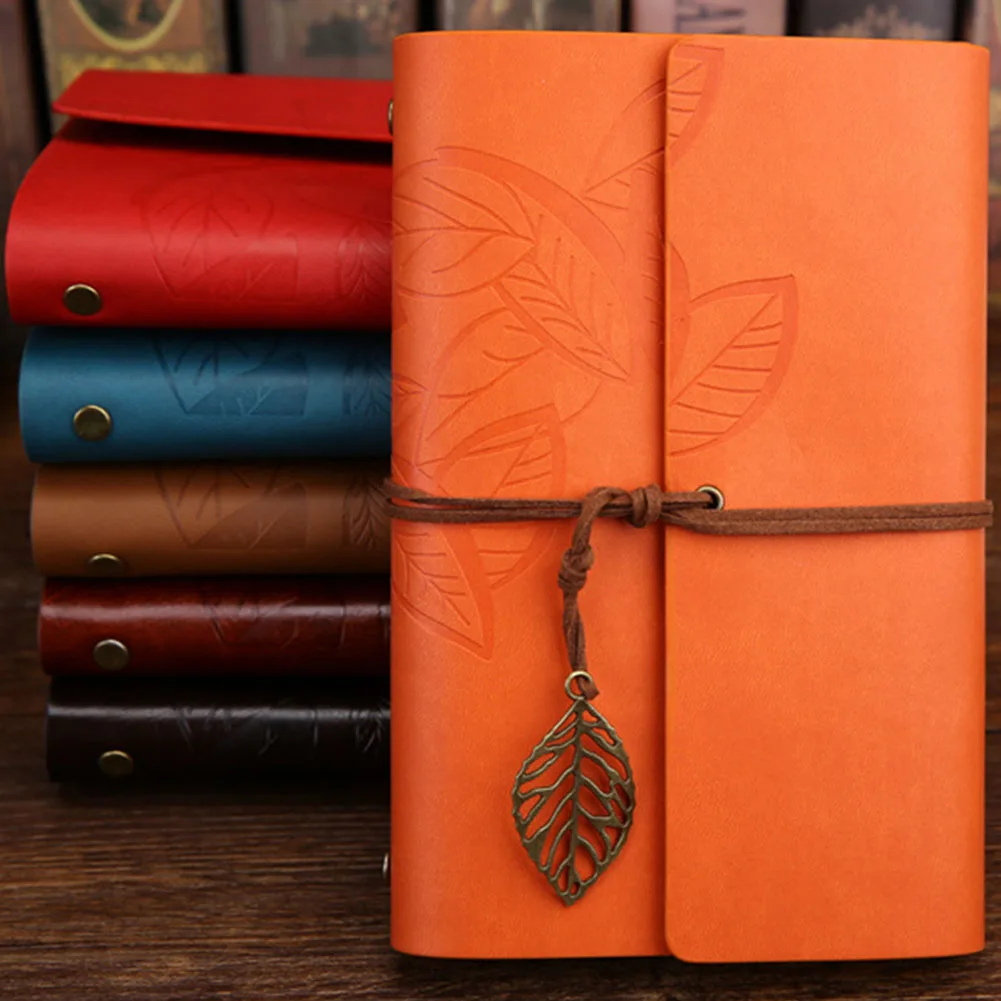 Дневник Книга из искусственной кожи ежедневник кулон Строка канцелярские