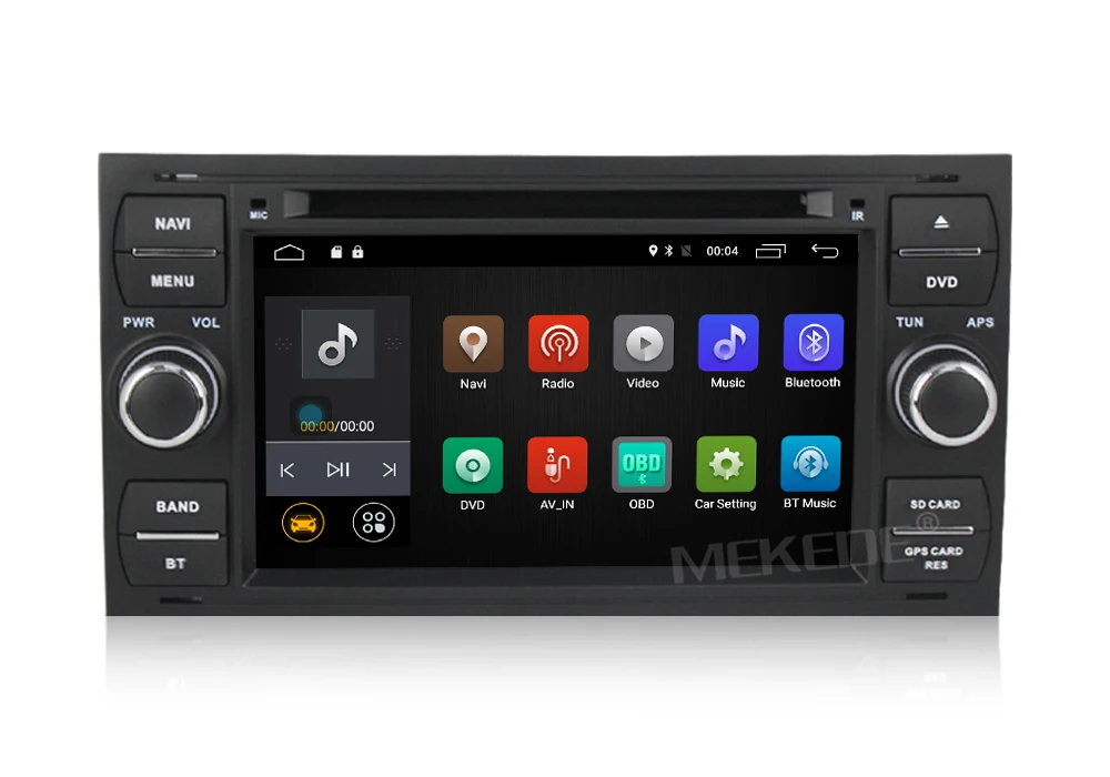 Discount Quad Core Android 7.1 2G RAM Car Radio stereo DVD For Mondeo Fiesta Kuga Focus Galaxy C-max Player GPS 4G lte wifi free shipping 22