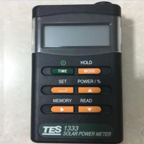 

Original TES-1333 Solar Power Meter Solar Power Meters Digital Radiation Detector Solar Cell Energy Tester