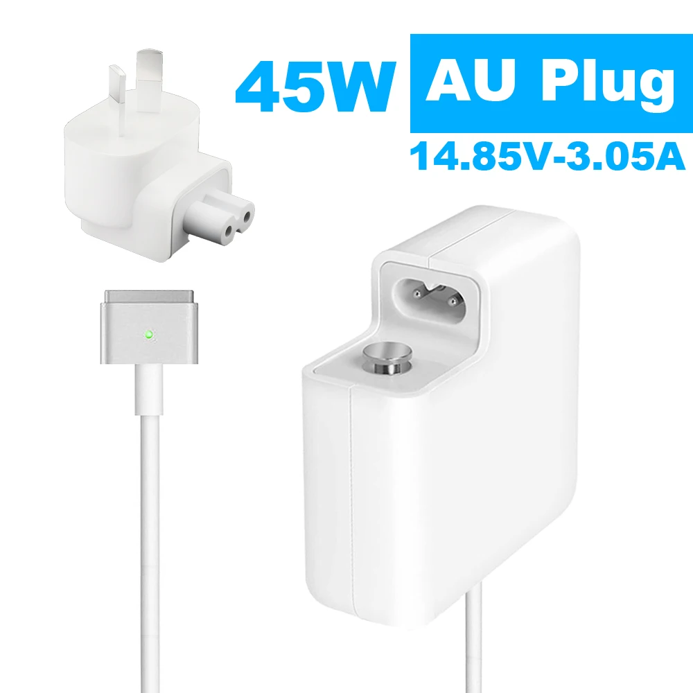

Brand New! 45W 14.5V 3.1A T-tip Laptop Charger Power Adapter for Apple MacBook Air 11" 13" A1465 A1436 A1466 A1435 AU plug QO521
