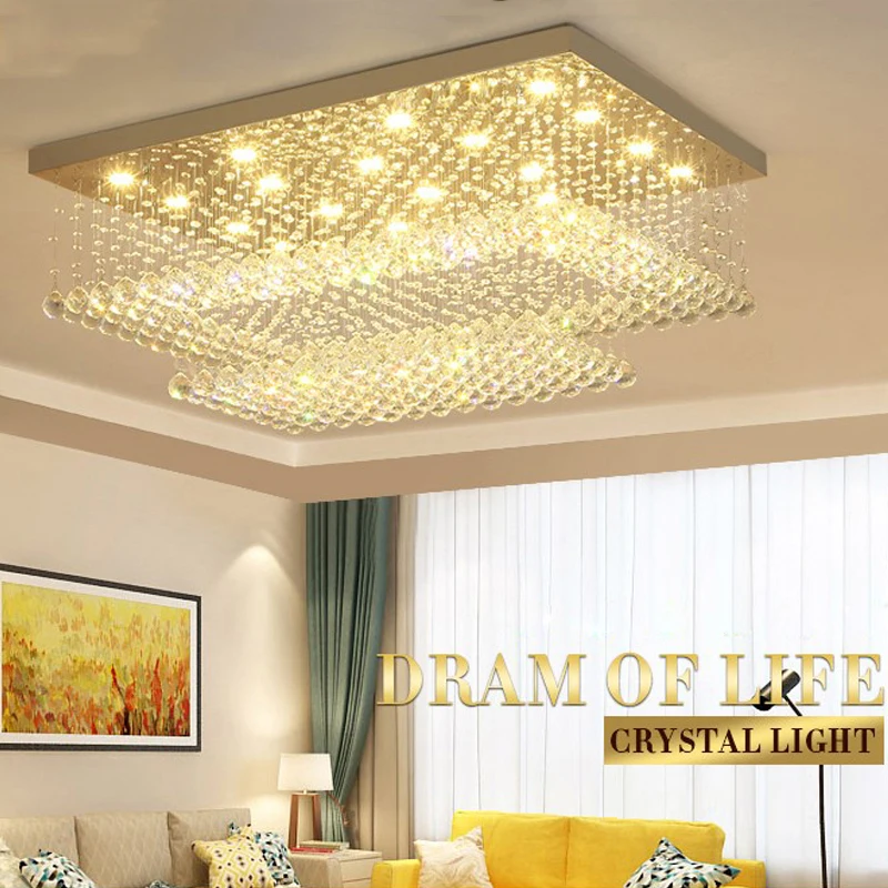 FUMAT-Crystal-K9-Ceiling-Lamps-Modern-Style-Hanging-Lights-Fixture-Double-Deck-Crystal-Arrange-LED-Source (5)