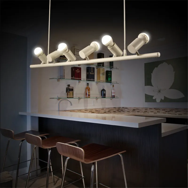 

Personalized Pendant Lamp For Dining Room, 6/8/10 Heads White Pendant Lights, E27 White Light Bulbs Included, Easy to Install
