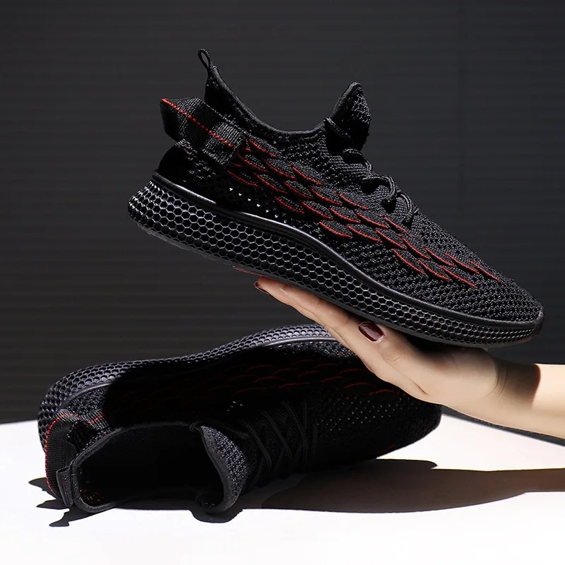 Male Shoe Shoe Motion Casual Platform Shoes Ventilation Net Shoes Run All-match Shoes Zapatos De Hombre Scarpe Sneaker Loafers