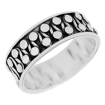

Guarantee Plain 925 Sterling Silver Ring, 4.5 g, SPJ-2030, Size: 7.25