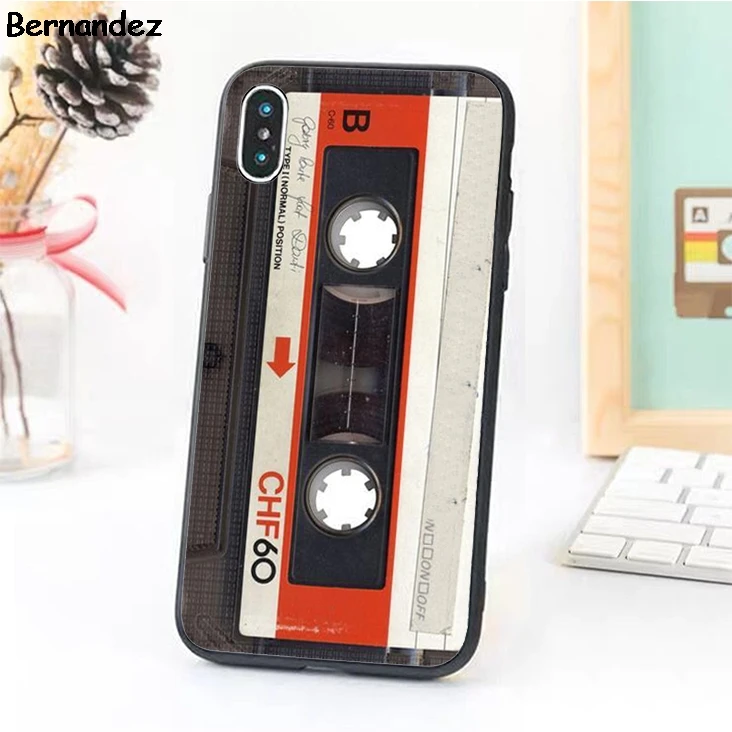 

Bernandez Audio Cassete cell phone Case cover For iPhone 6 6S 7 8 X XR XS max 5 5S SE Samsung S5 S6 S7 edge S8 S9 Plus