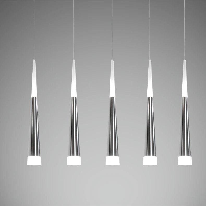 

Free shipping Modern Led Pendant Light Long Canopy Dinning room light Kitchen light Transparent Acrylic Metal Plating/110V-240V