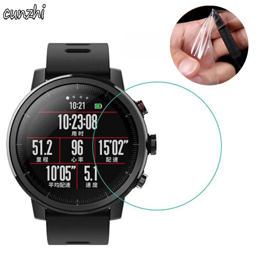 

Anti-Scratch Soft TPU Screen Protector For Xiaomi Huami Amazfit Stratos 2 Sports Smartwatch Full Protective Film