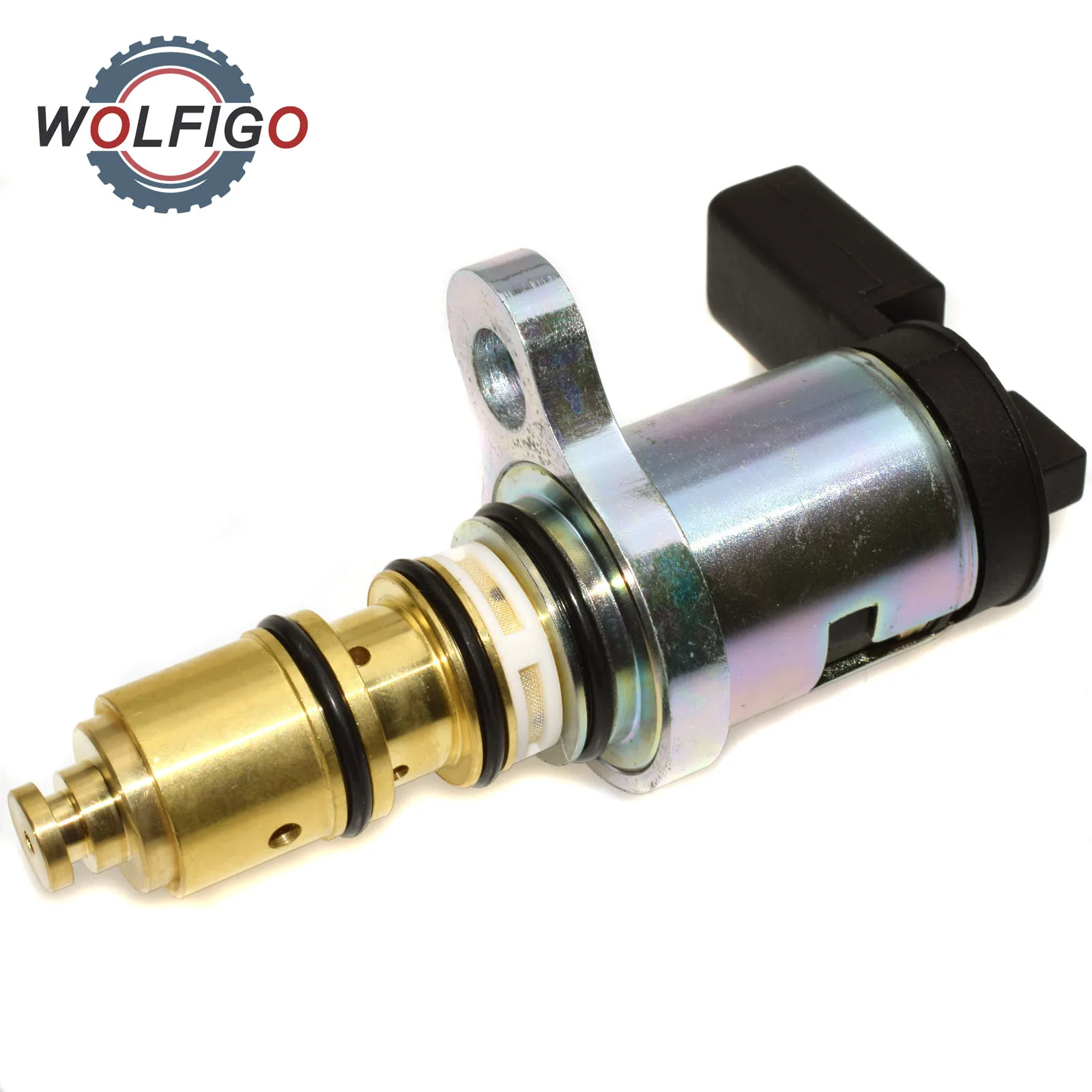 WOLFIGO AC Compressor Control Solenoid Valve For Audi VW Sanden PXE13