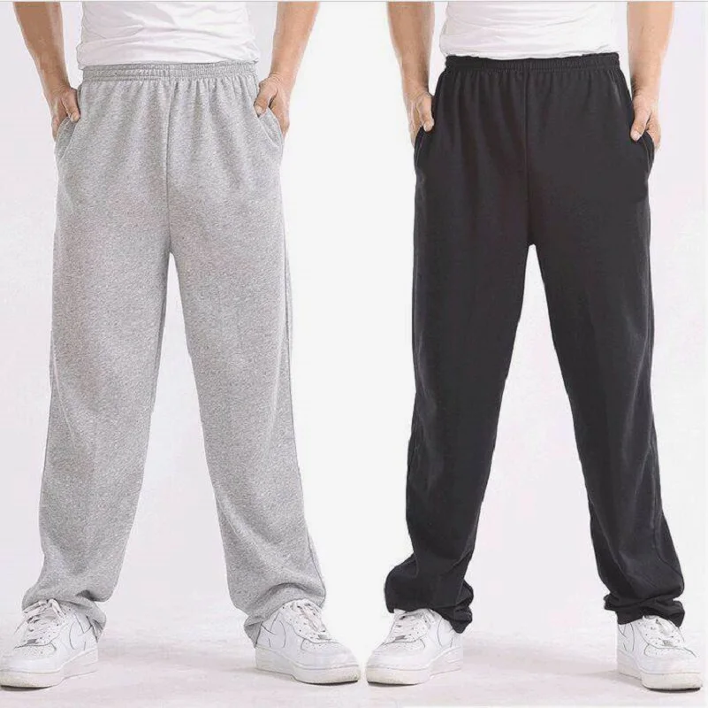 Large Yard Men long pants Male Soft Cotton Loose Fitness Men's casual