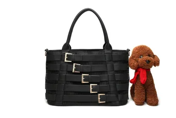 

New Luxury Breathable PU Leather Dog Carrier Bag Pet High Quality Small Dog/Cat Carrier Bag Outdoor Portable Dog Carrier Handbag
