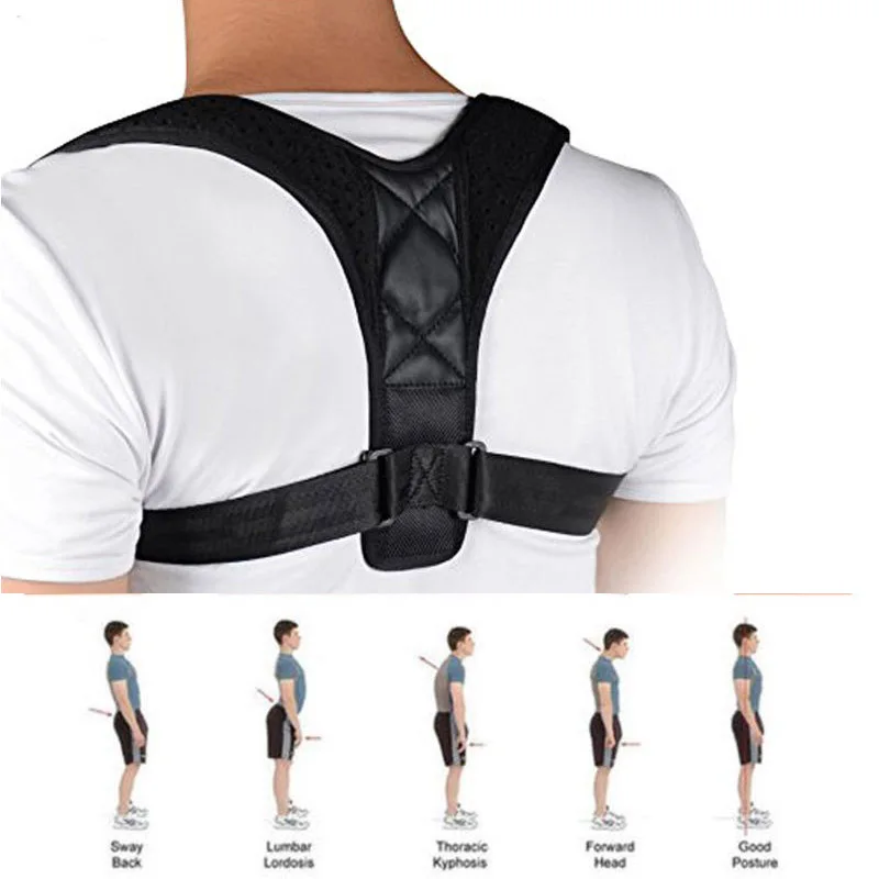 

Braces Supports Back Support/Brace Posture Corrector De Postura Man Women Back Corset Orthopedic Brace Shoulder Correct MR575