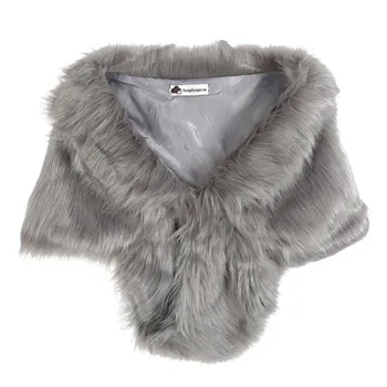 

Women Fashion Autumn Winter Warm Scarf Faux Fur Long Shawl Female Pashmina Scarves