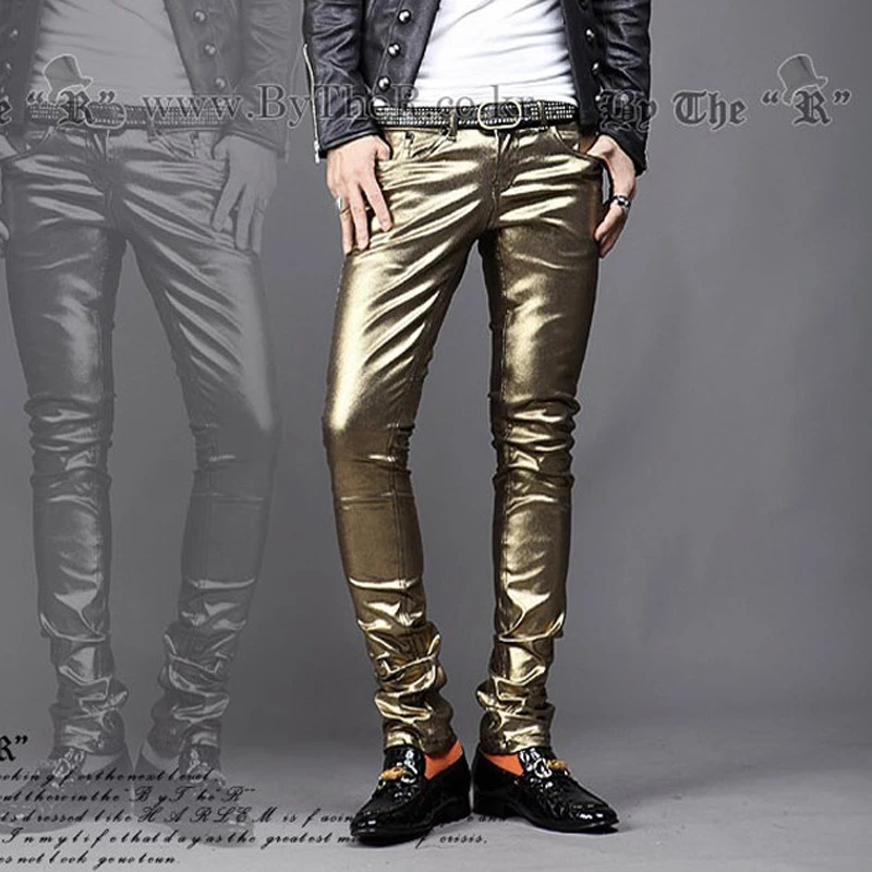 Compare Prices on Gold Leather Pants Men Online Shopping/Buy Low Price