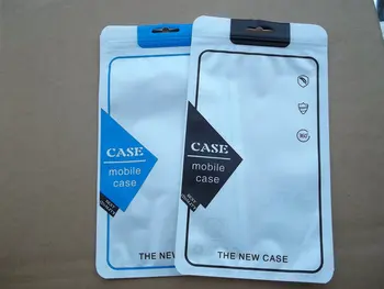 

1000pcs 12*21cm Clear Plastic zipper Retail Packaging bag for iphone6 5s 6s 6plus samsung s5 s6 c6 c7 mobile case Package bags