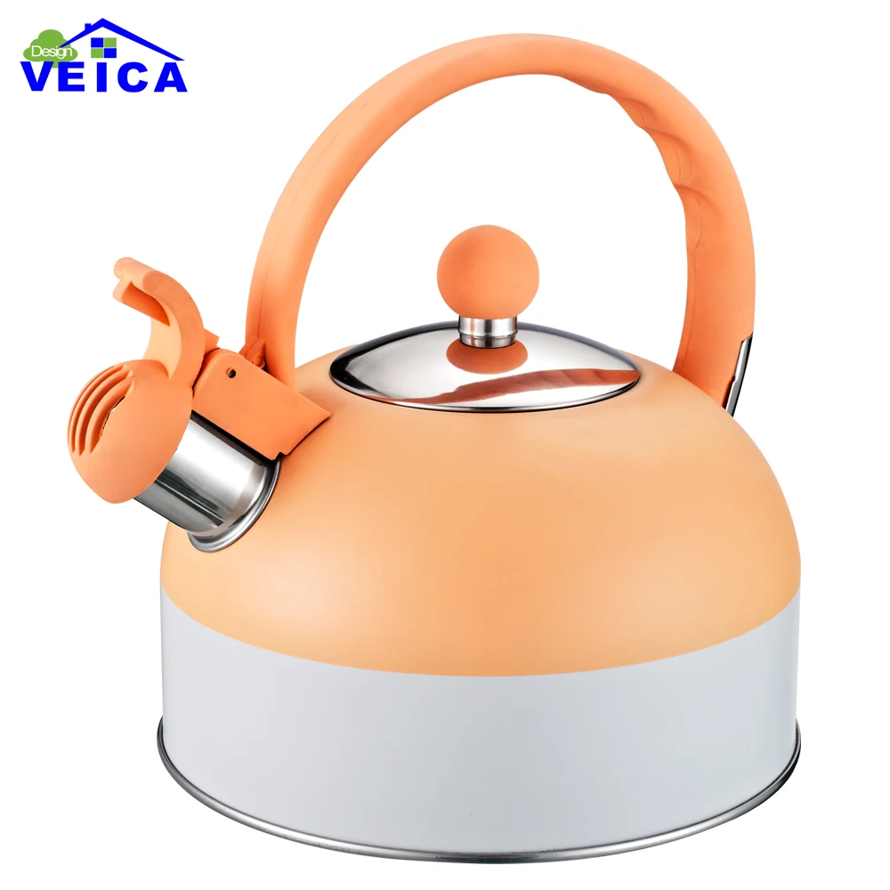 Cena 2020 nowy czajnik z gwizdkiem do kuchenki gazowej Chaleira Bouilloire dwukolorowy gwizdek ze stali nierdzewnej czajnik do herbaty butelka wody