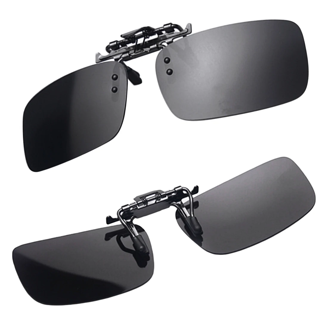 Брендовые Новые поляризованные солнцезащитные очки унисекс с клипсой для вождения, линзы ночного видения, анти-УФ, солнцезащитные очки с клипсой для рыбалки