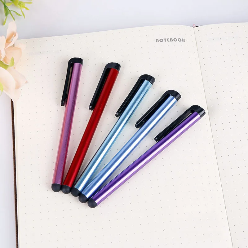 10 Pcs/lot Capacitive Touch Screen Stylus Pen For iPad iPhone X 7 8 Touch Pen For Xiaomi Huawei Android Phones color randomly