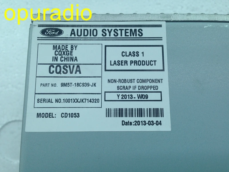 Ford CD1053 USB MP3 single CD radio (6)