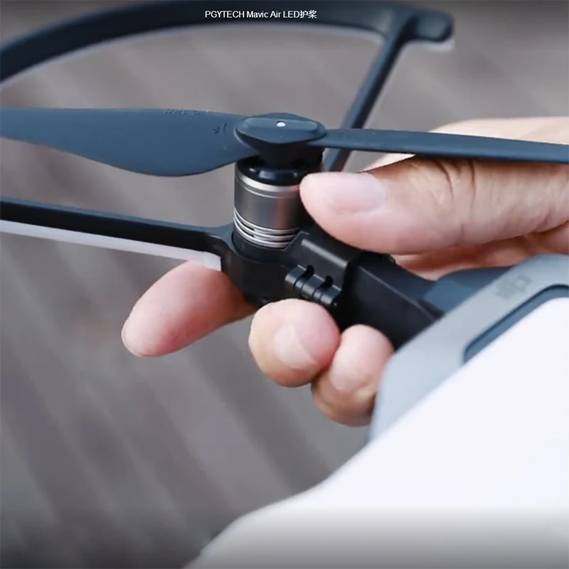 PGYTECH для DJI Mavic AIR светодиодный пропеллер с красочным 14 режимом освещения защитный пропеллер Дрон Mavic AIR Аксессуары