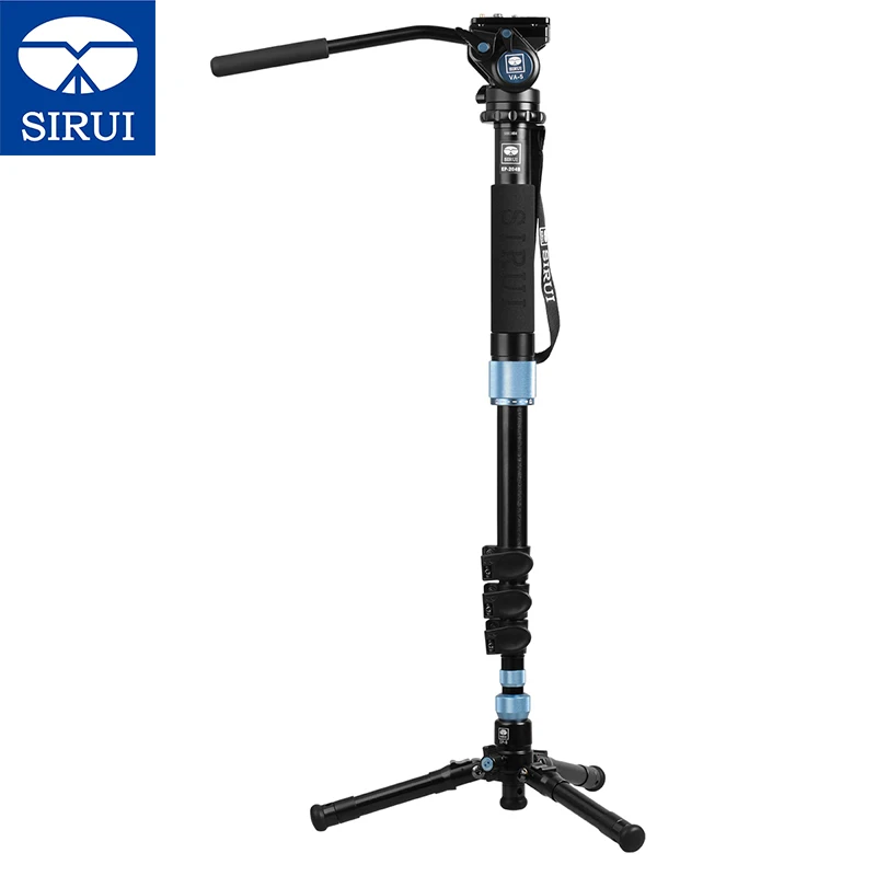 SIRUI Aluminum Monopod Hydraulic Video Head EP 204S VA 5 Portable Photography Set Stable Travel Monopod