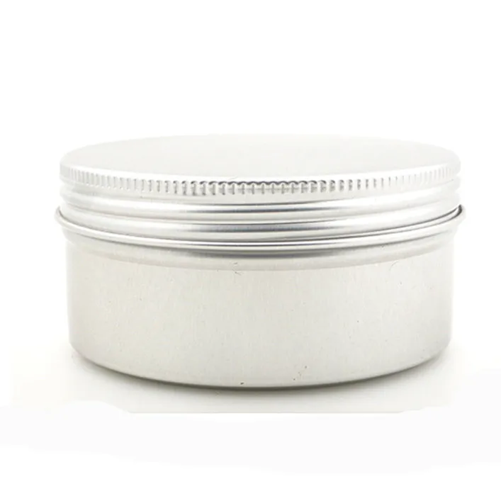 

250ml Aluminium Balm Tins pot,comestic containers with screw thread ,Lip Balm Gloss Candle Packaging,cream jar