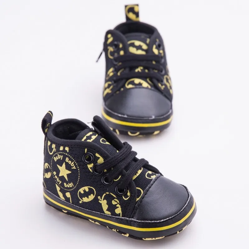 

Baby Boys Girls Shoes Sneakers Infant Toddler Newborn Kids Cartoon Superman Batman Classic Casual First Walkers Sports Footwear