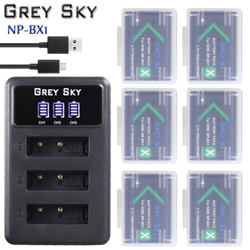

1600mah NPBX1 NP BX1 Bateria NP-BX1 Battery+ 3-Slots Charger for Sony DSC RX1 RX1100 AS100V M3 M2 HX300 HX400 HX50 HX60 GWP88