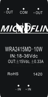 

1 шт. изолированный конвертер постоянного тока 24 В понижающий модуль питания с двойным выходом 15 В постоянного тока
