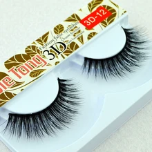 5 пар Длинные черные 3d накладные ресницы принадлежности для макияжа норки 3D-12 новое поступление