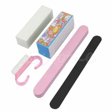 5 шт. профессиональный маникюрный прямоугольный набор инструментов для ногтей кисть для ногтей Набор для дизайна ногтей