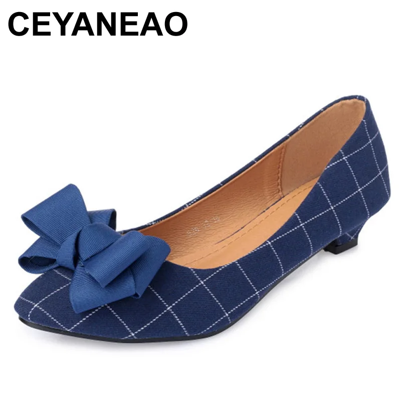 CEYANEAONew/модные офисные женские туфли на низком каблуке Женские лодочки Сезон