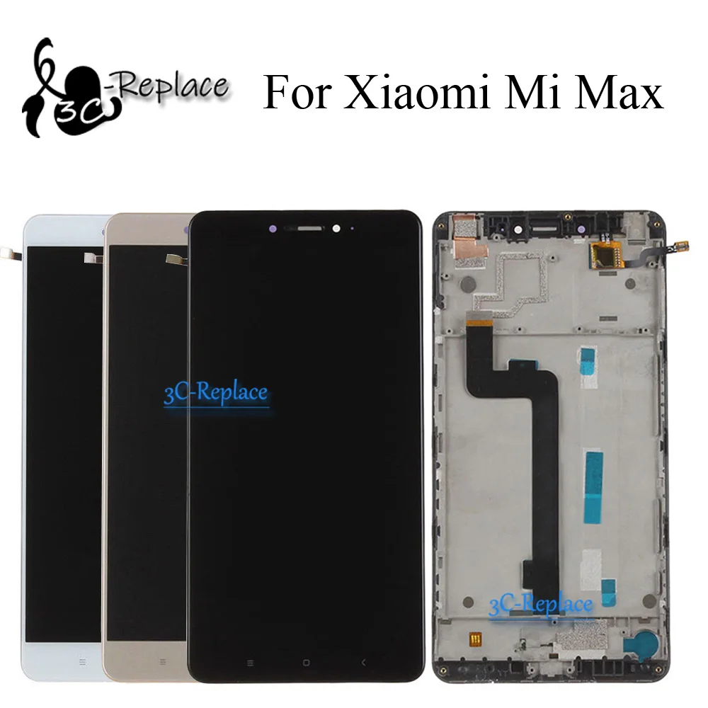 

100% Tested High Quality 6.44" For Xiaomi Mi Max LCD Display + Touch Screen Digitizer with Frame for Xiaomi Mi Max Prime Display